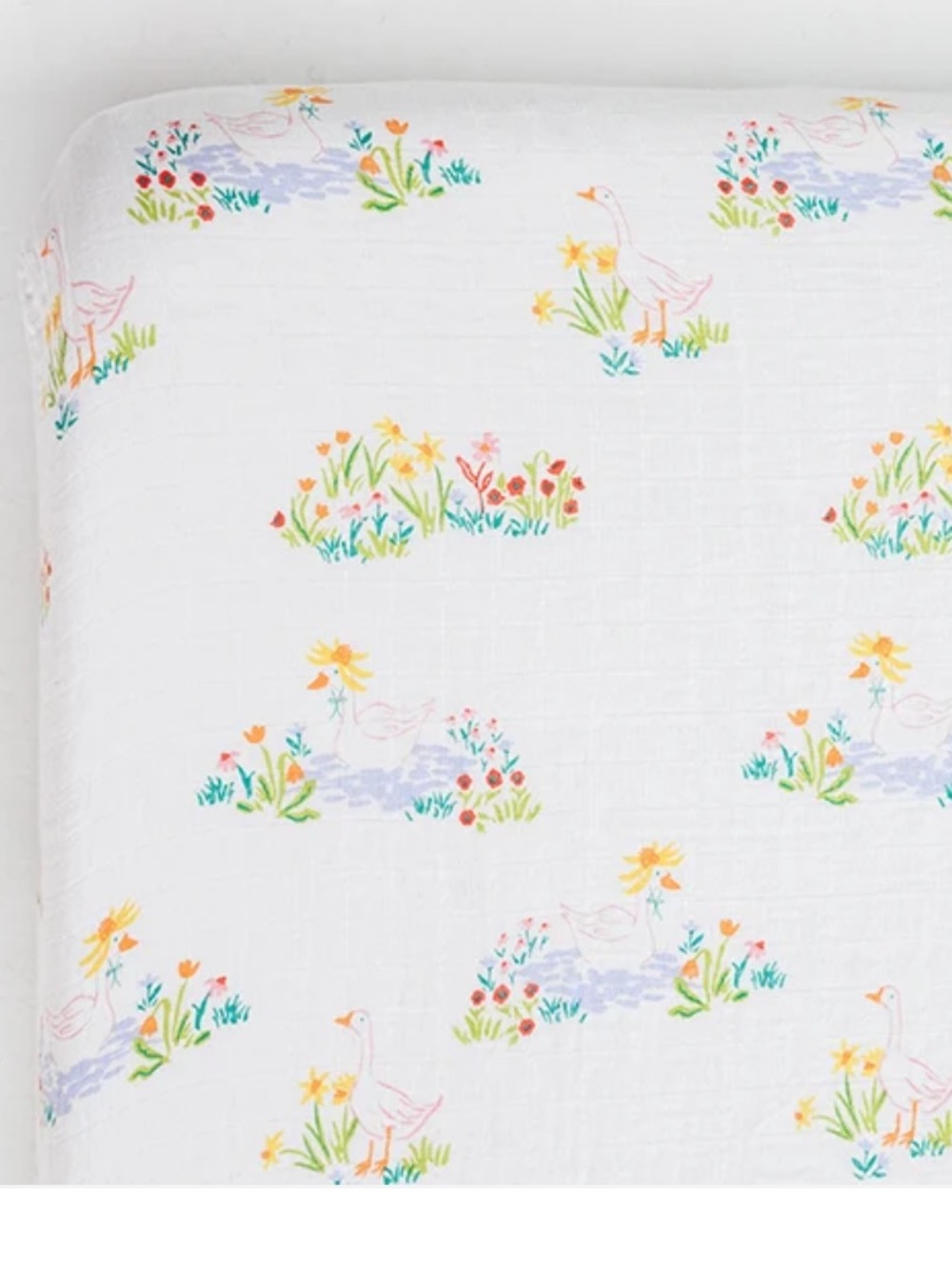 Clementine kids Cotton Muslin Crib Sheet - Garden Goose